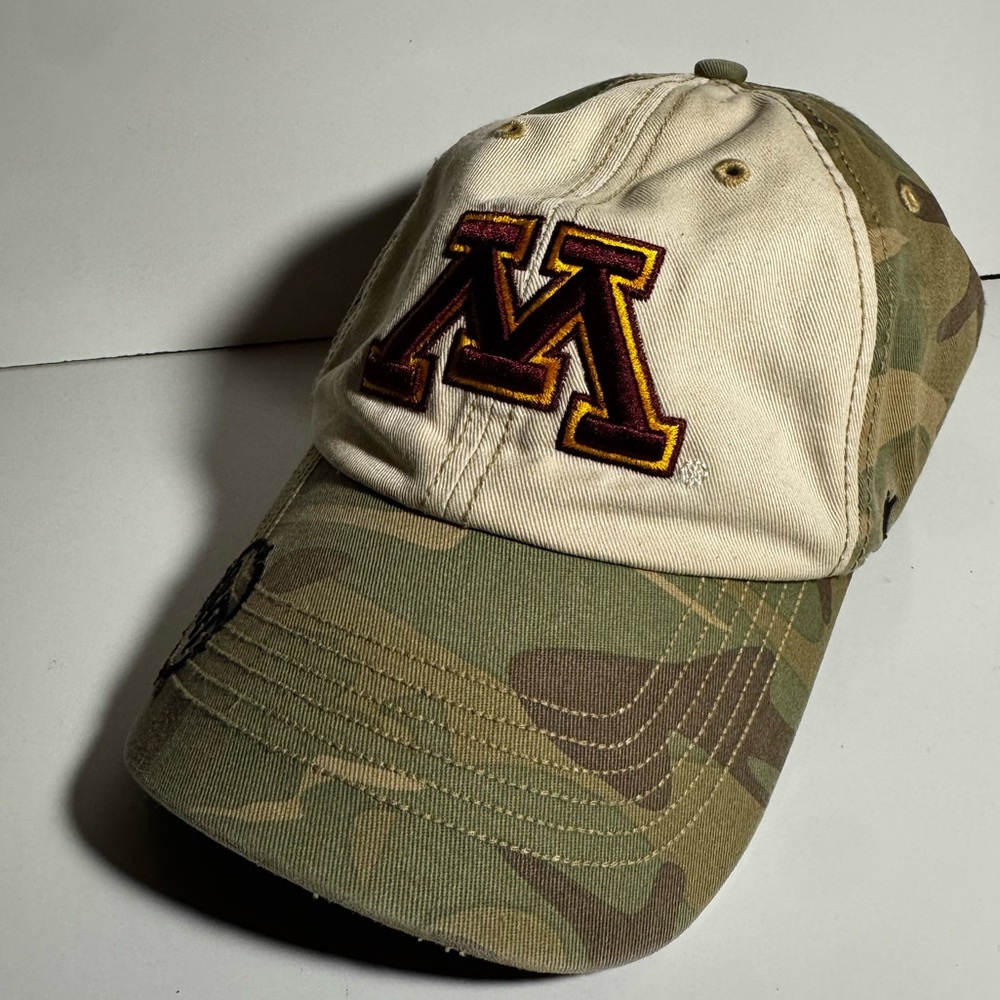 Minnesota Golden Gophers Top of the World OHT Military Appreciation Camo Cap